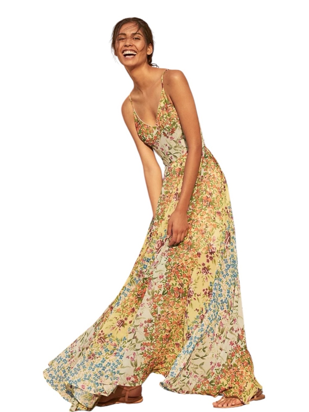 YUMI KIM / ANTHROPOLOGIE: NWT Garden Song Maxi Dress - Size XS